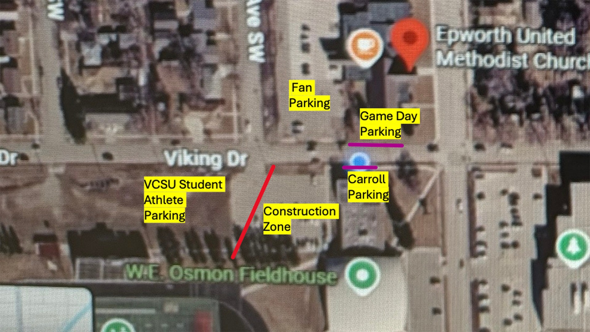 Parking on Gameday