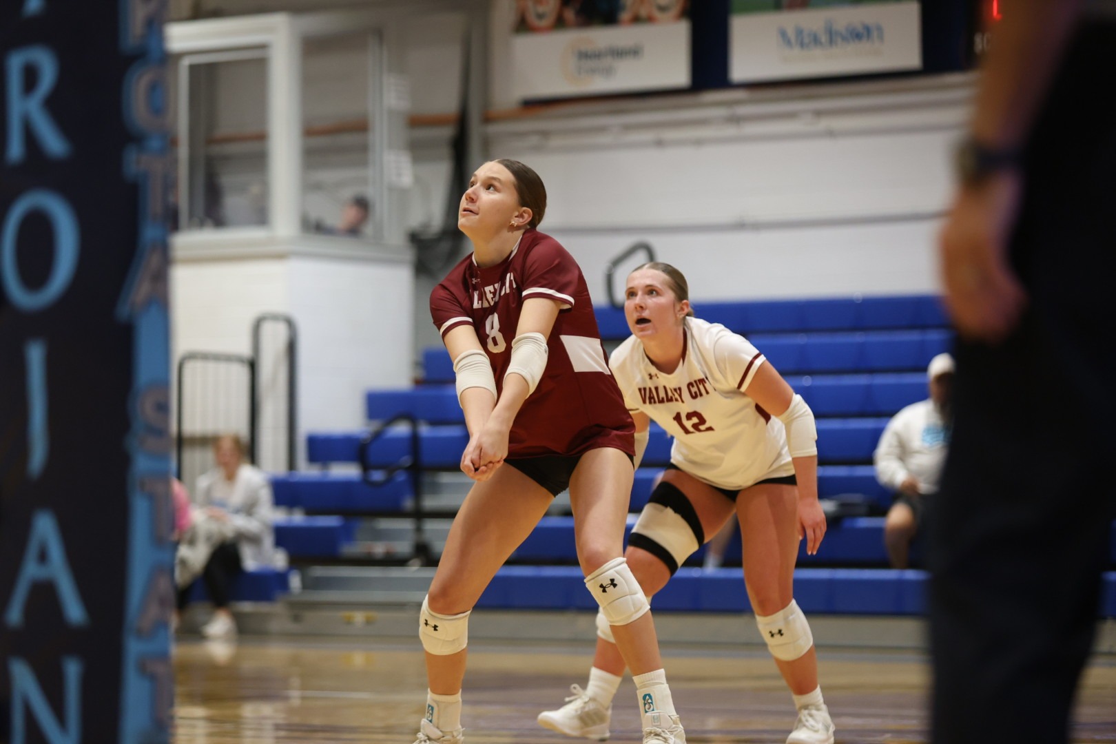 Molly Bjorneby- Digging a ball versus Dakota State