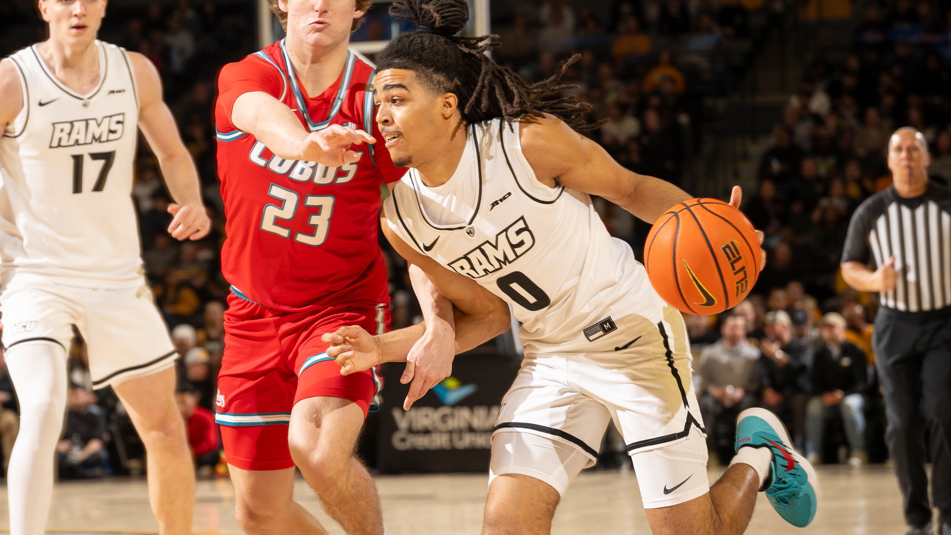 Brandon Jennings drives vs. New Mexico