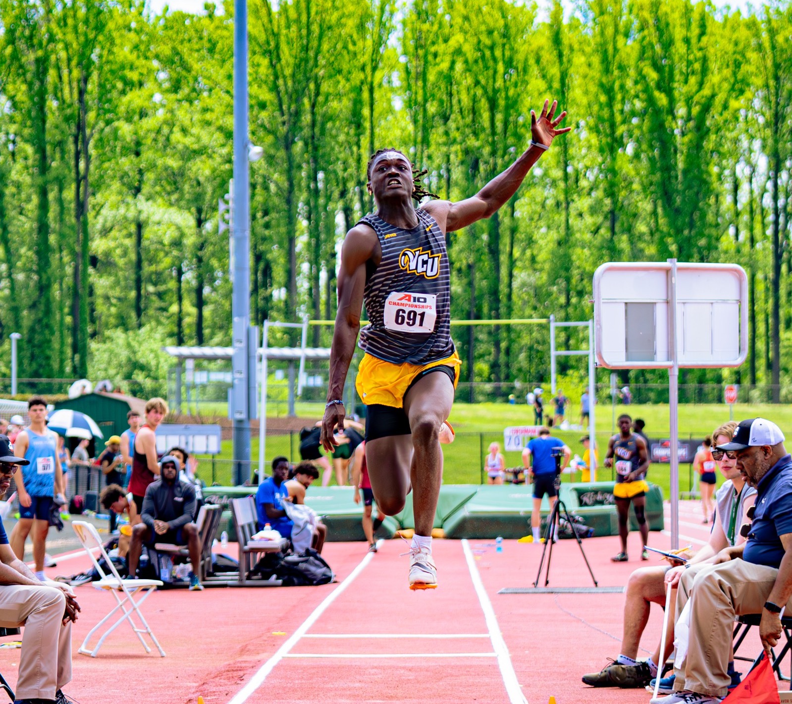 Isaiah-Taji Kargbo-Owens LJ A-10 Outdoor Championships 2025