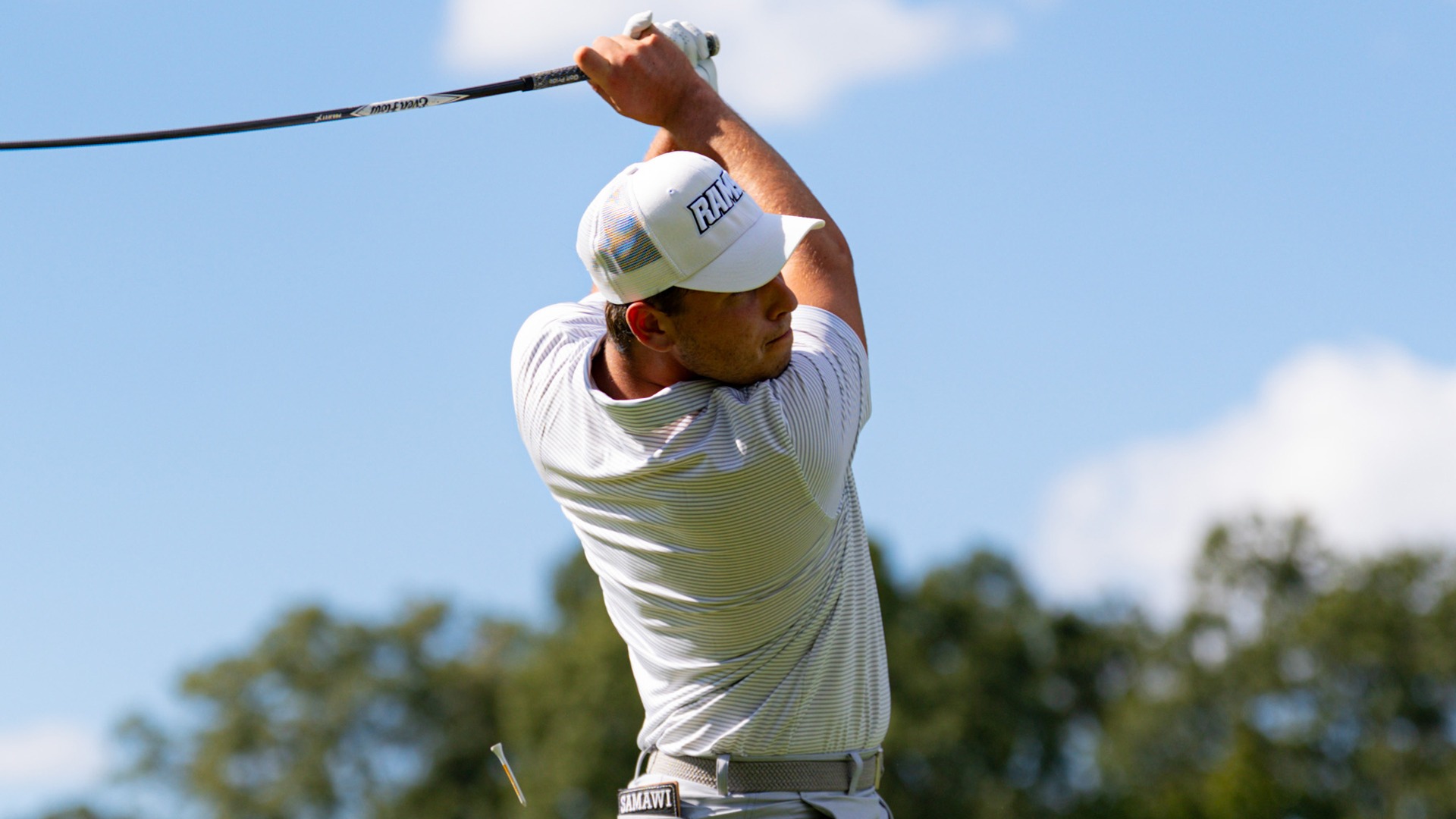 Rami Samawi tees off