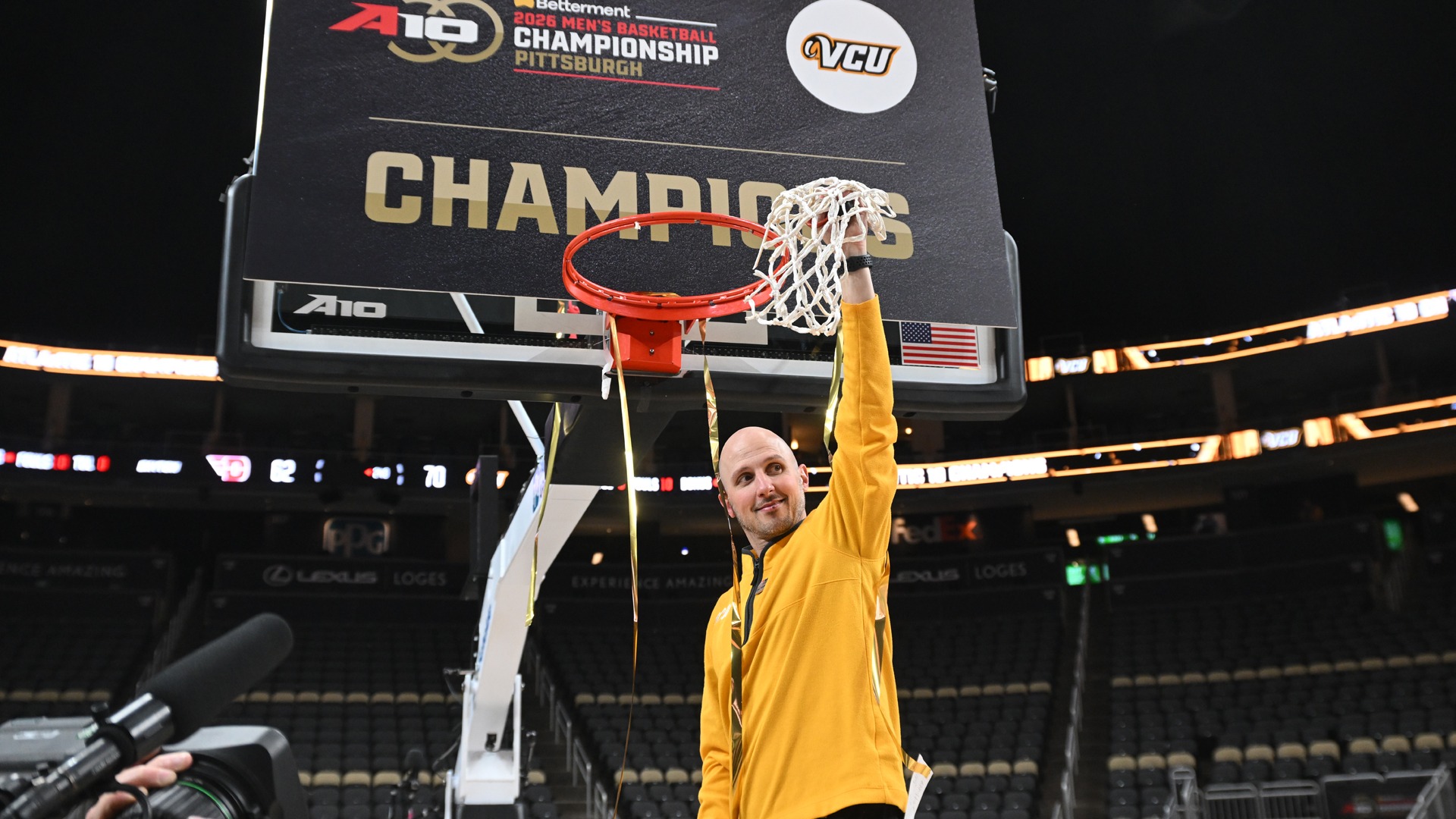 Phil Martelli with net - 2026 A10 Championship