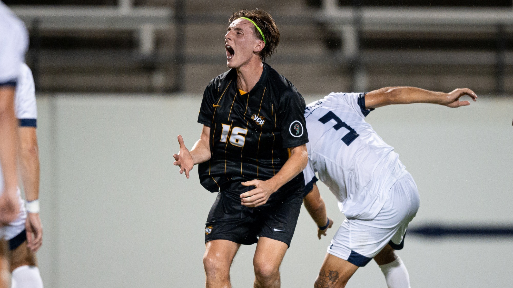 David Leavey yells vs. UNCG