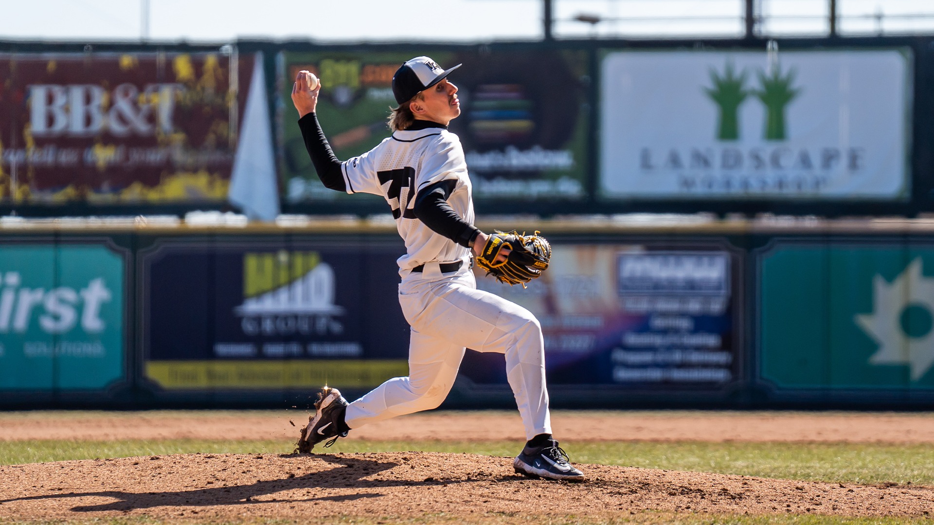Dawson Newman delivers pitch vs. Holy Cross