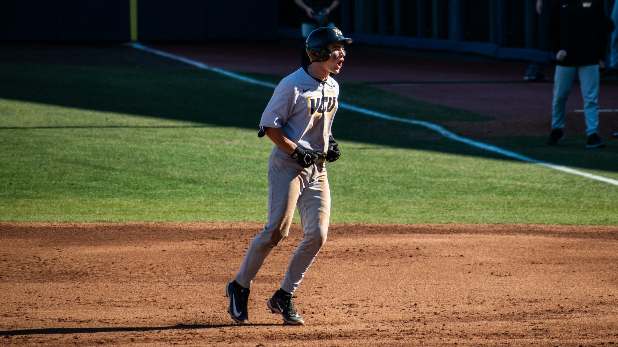 Cade Tousa celebrates three-hit game at Virginia