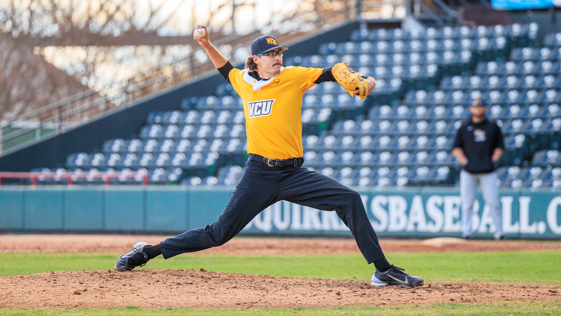 Patrick Steitz delivers a pitch in Fall World Series