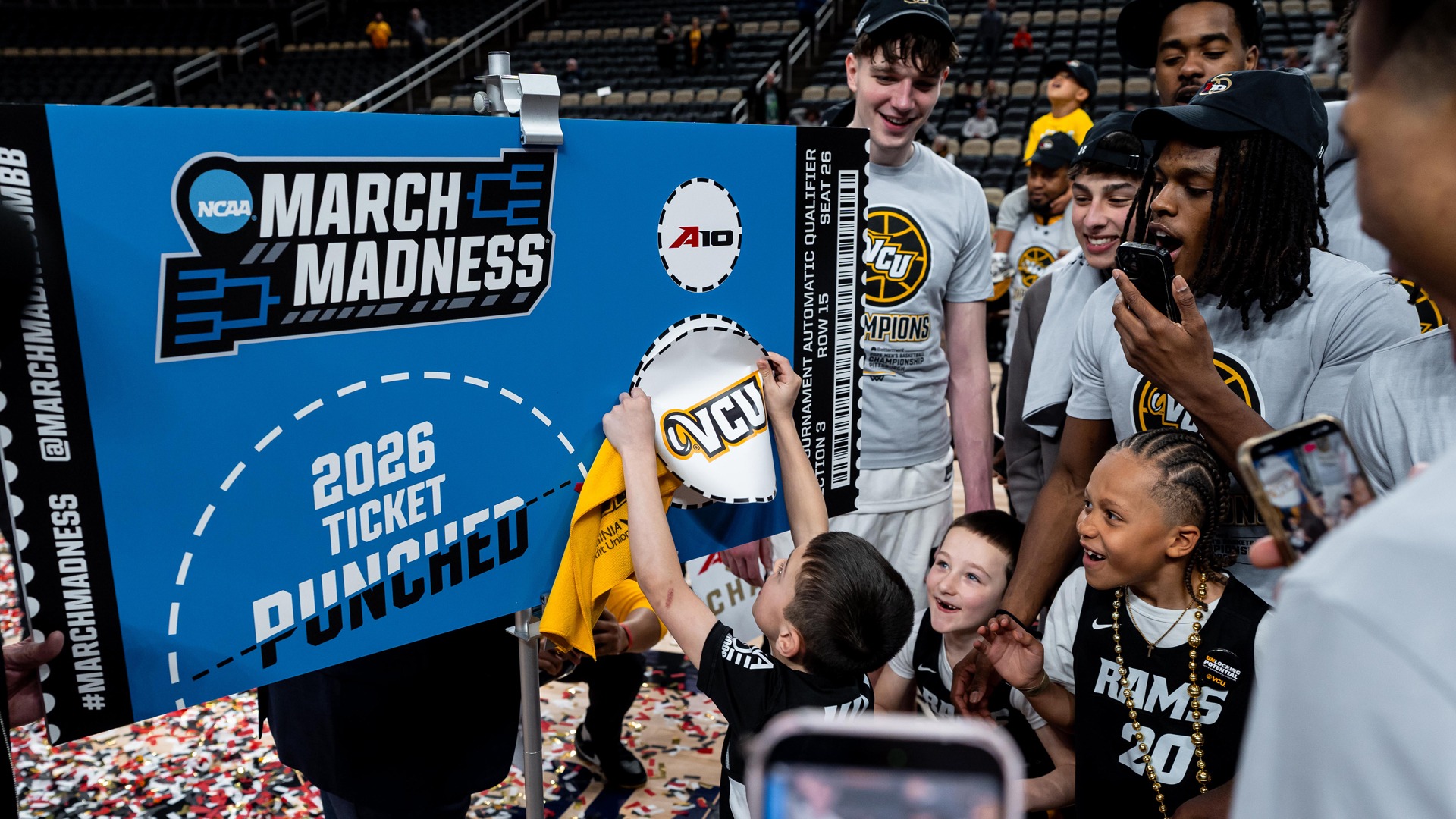 NCAA Basketball ticket punched 2026