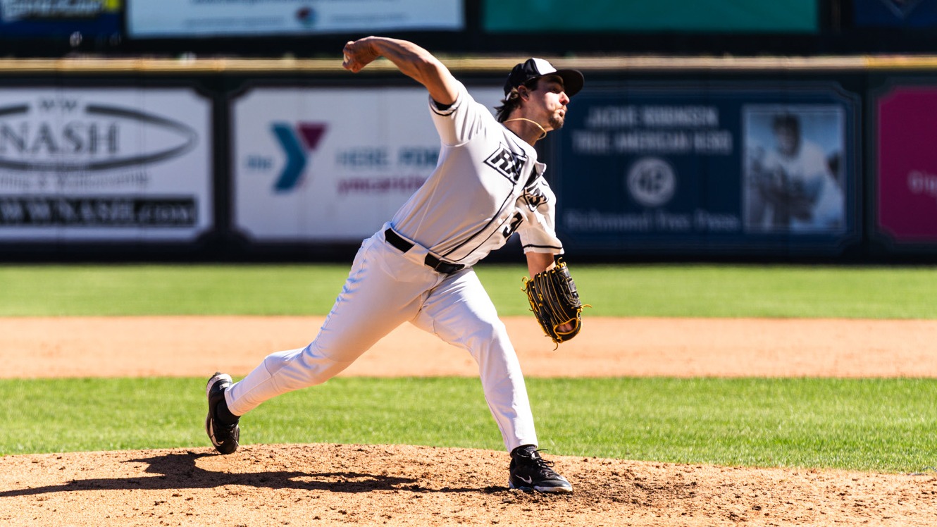 Zach Peters delivers pitch vs. Norfolk State