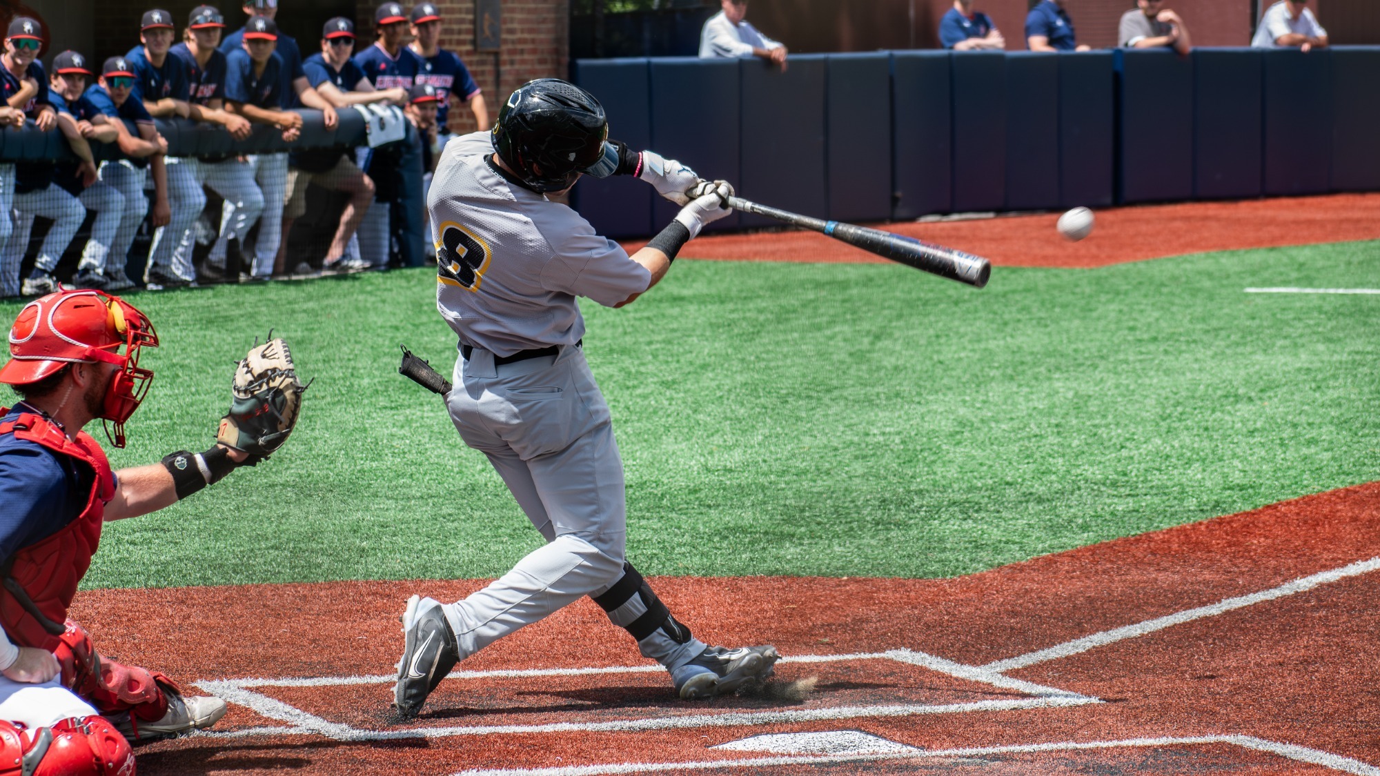 Dante DeFranco blasts leadoff double at Richmond