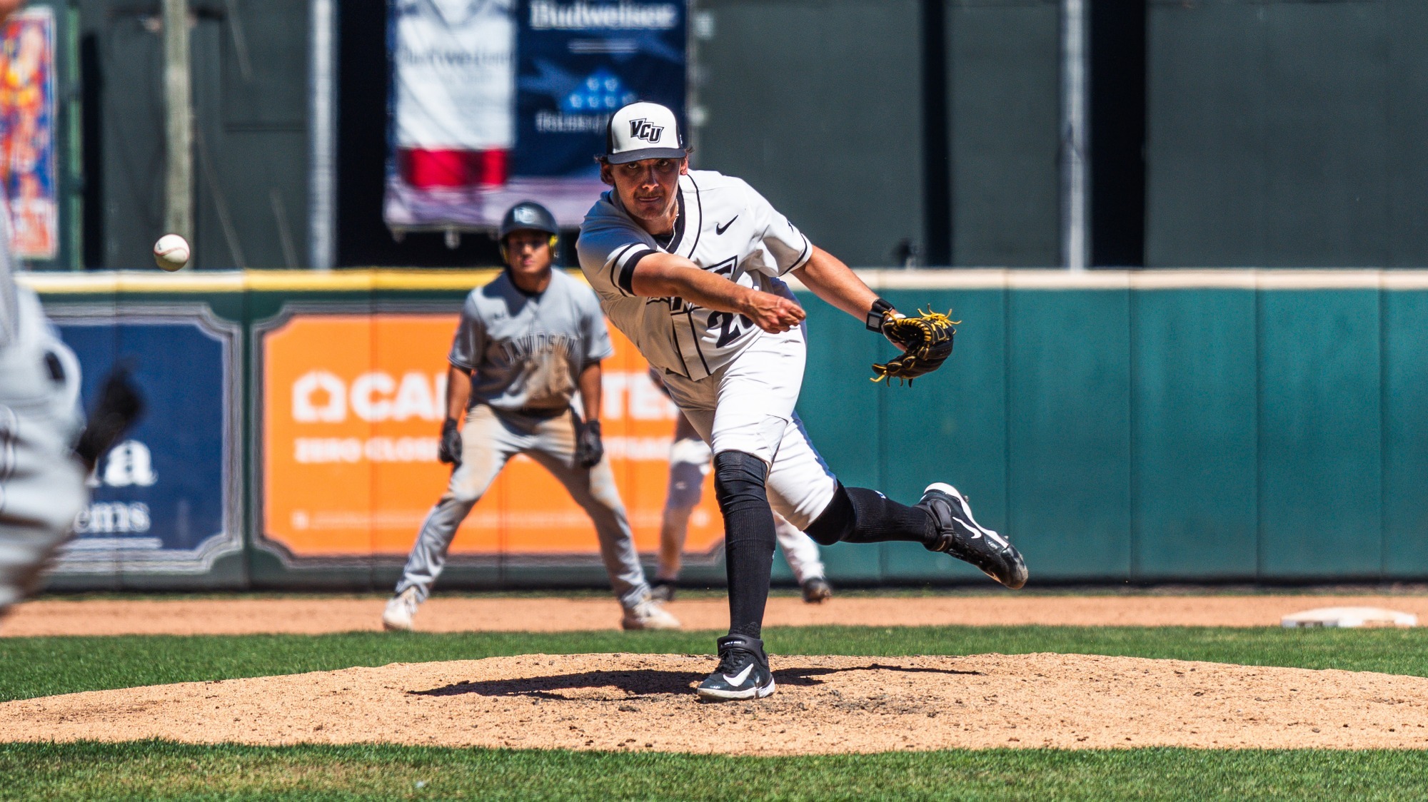 Cooper Weygandt delivers pitch vs. Davidson