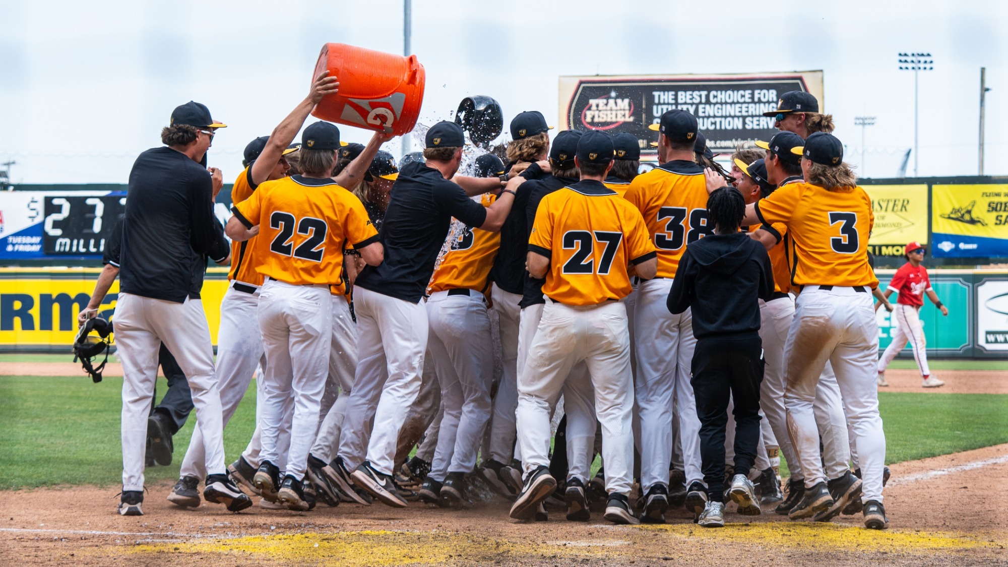 Rams celebrate walk-off vs. Davidson