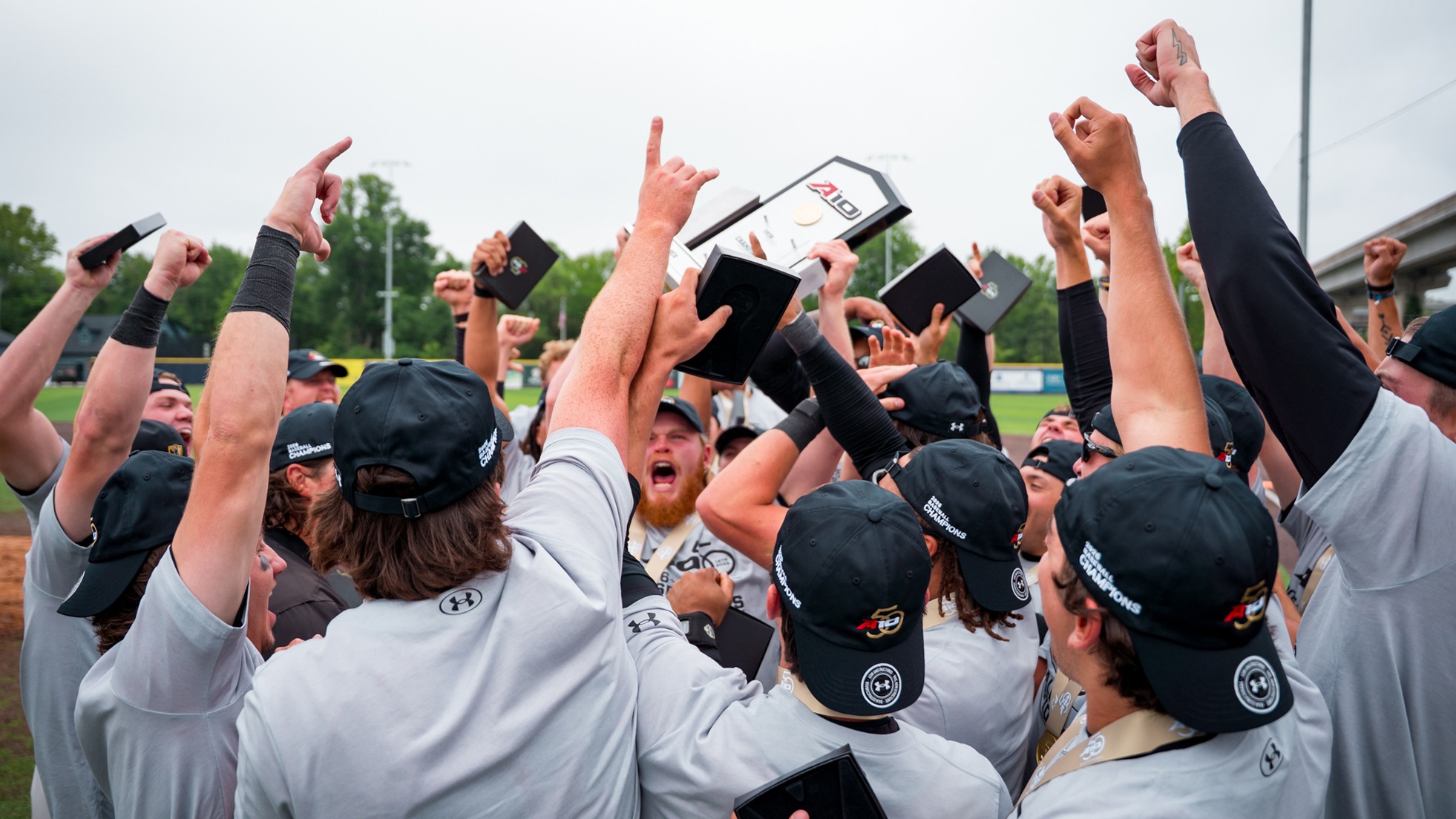 VCU Baseball Lifts Atlantic 10 Trophy 