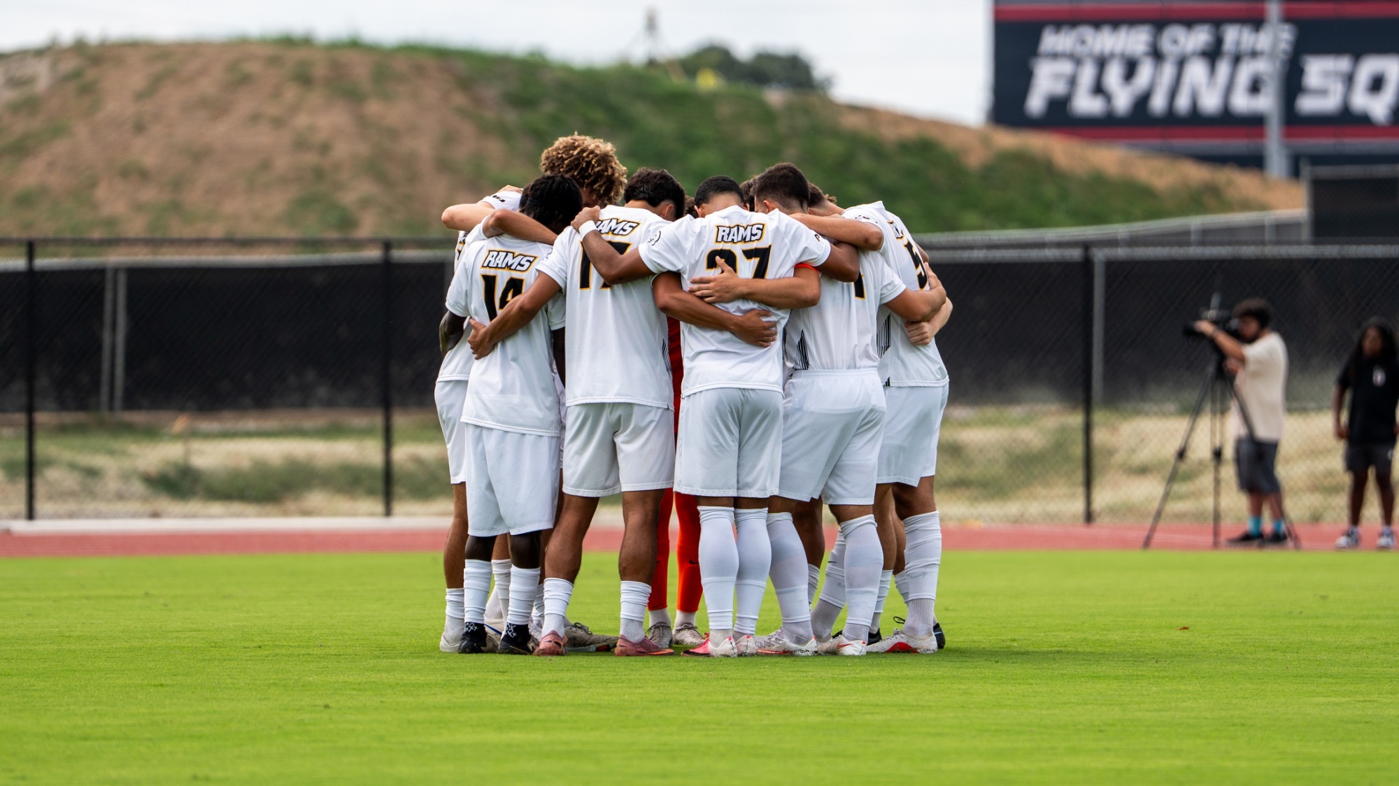 VCU Men's Soccer Huddle