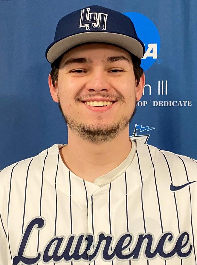 Lawrence baseball Nick Guzzo headshot