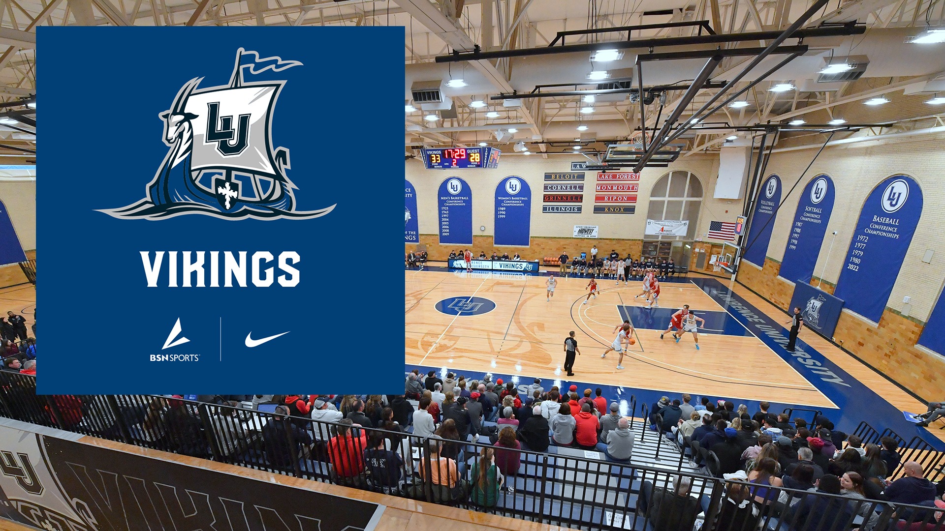 Lawrence extends partnership with BSN Sports, Nike Lawrence University