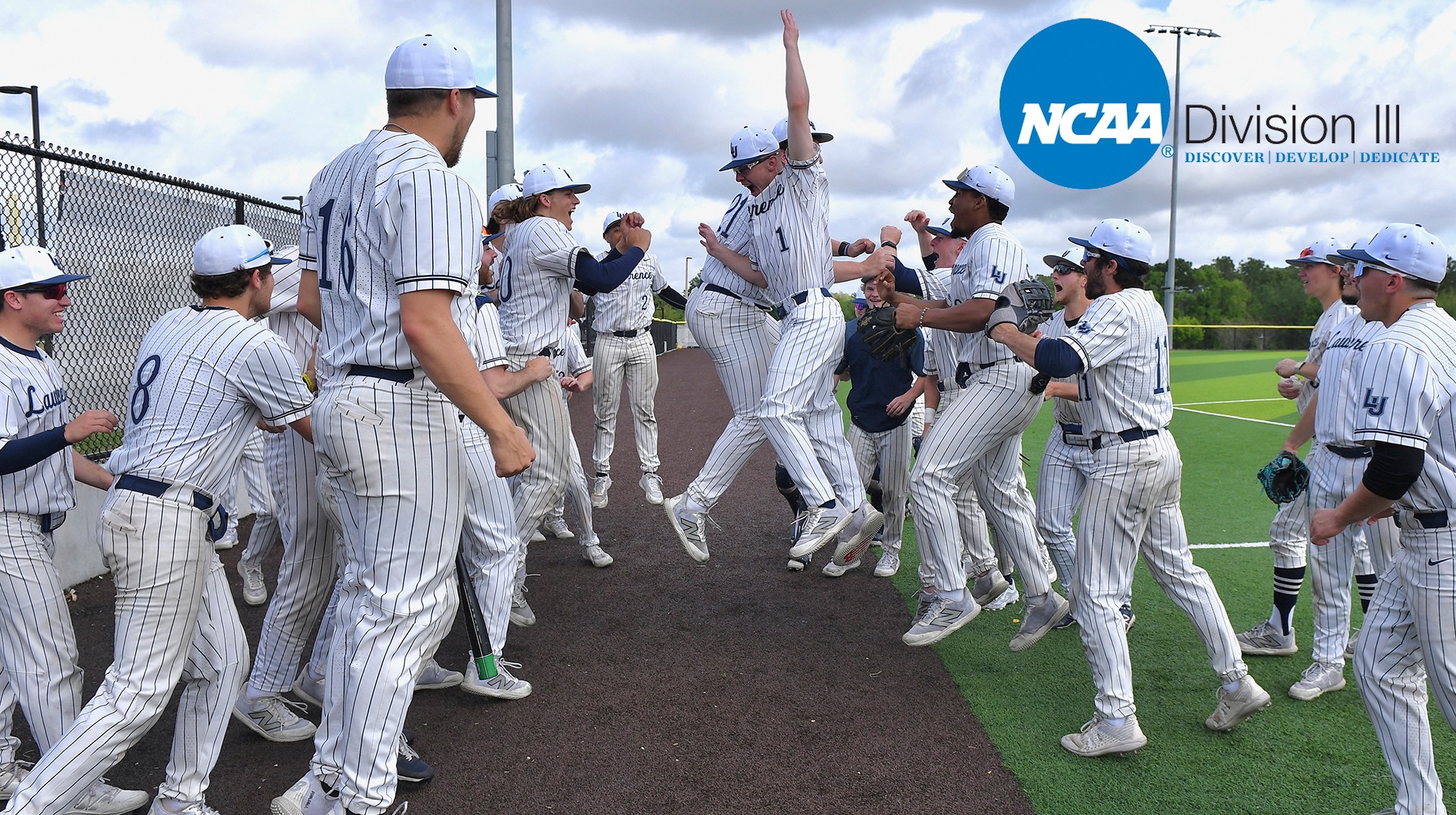 2024 Lawrence baseball celebration 
