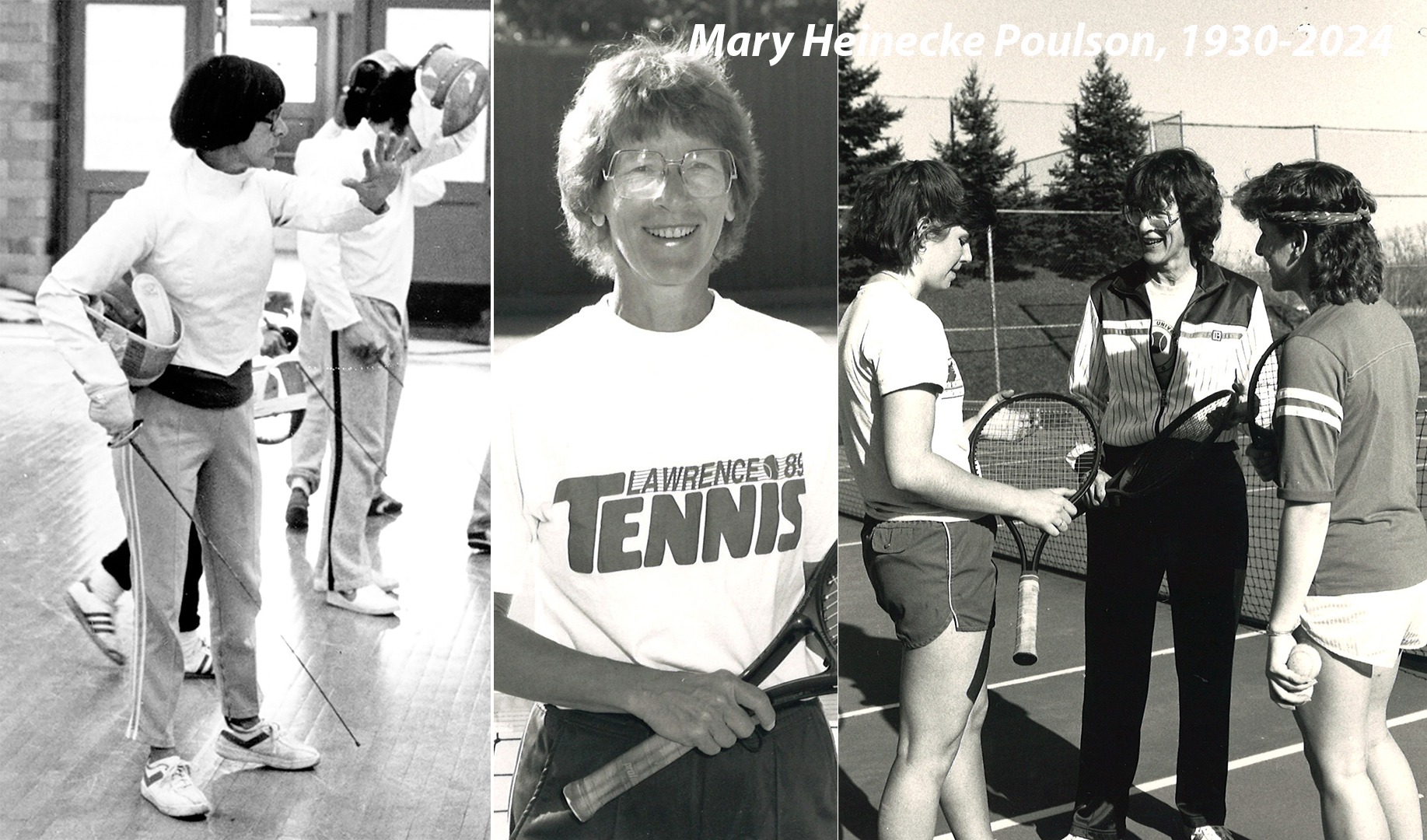 Death of Lawrence tennis/fencing coach Mary Poulson 2024