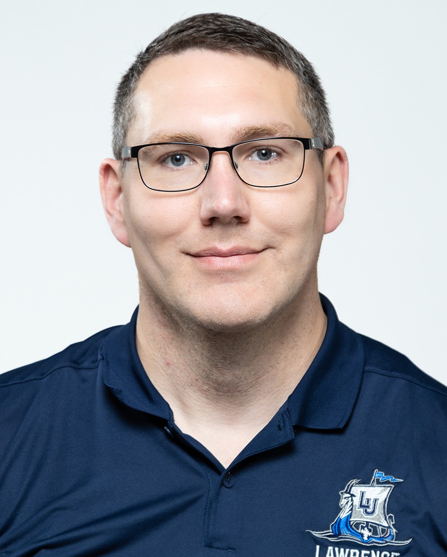 Lawrence swim coach Daniel Martin