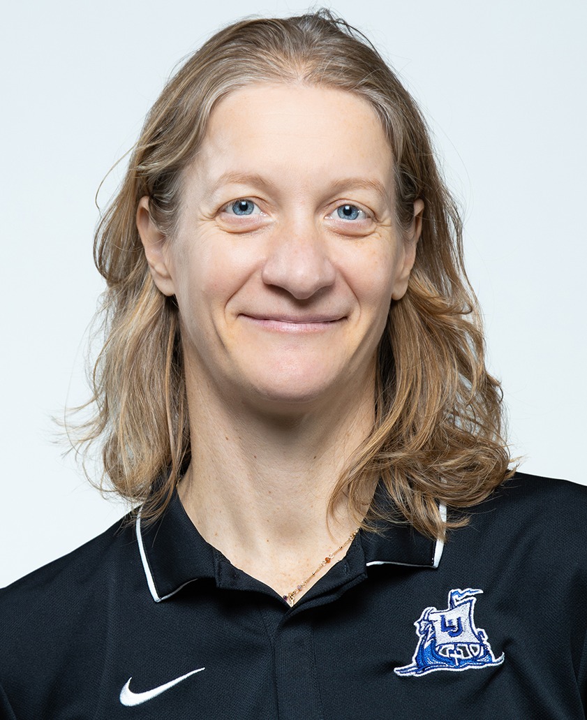 Lawrence swim coach Jody Riskowski