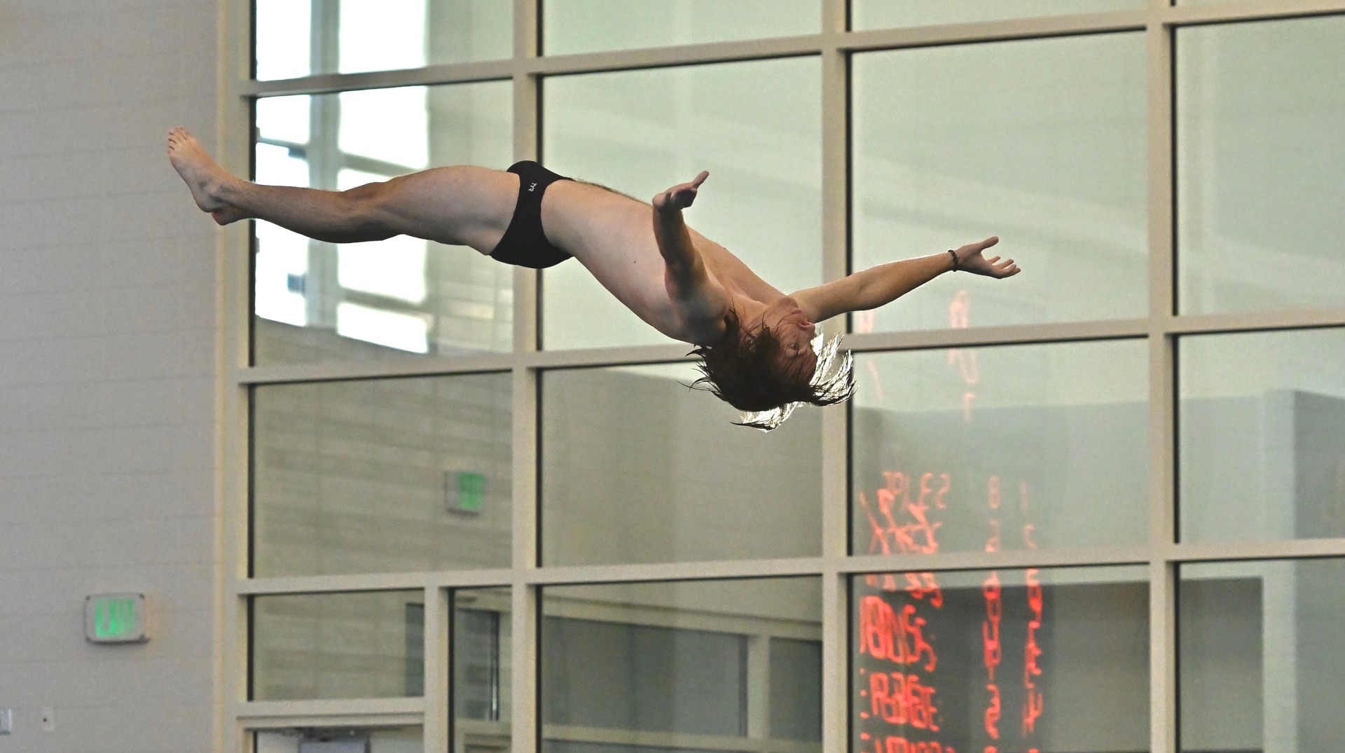 Lawrence diving action Jackson Bertman