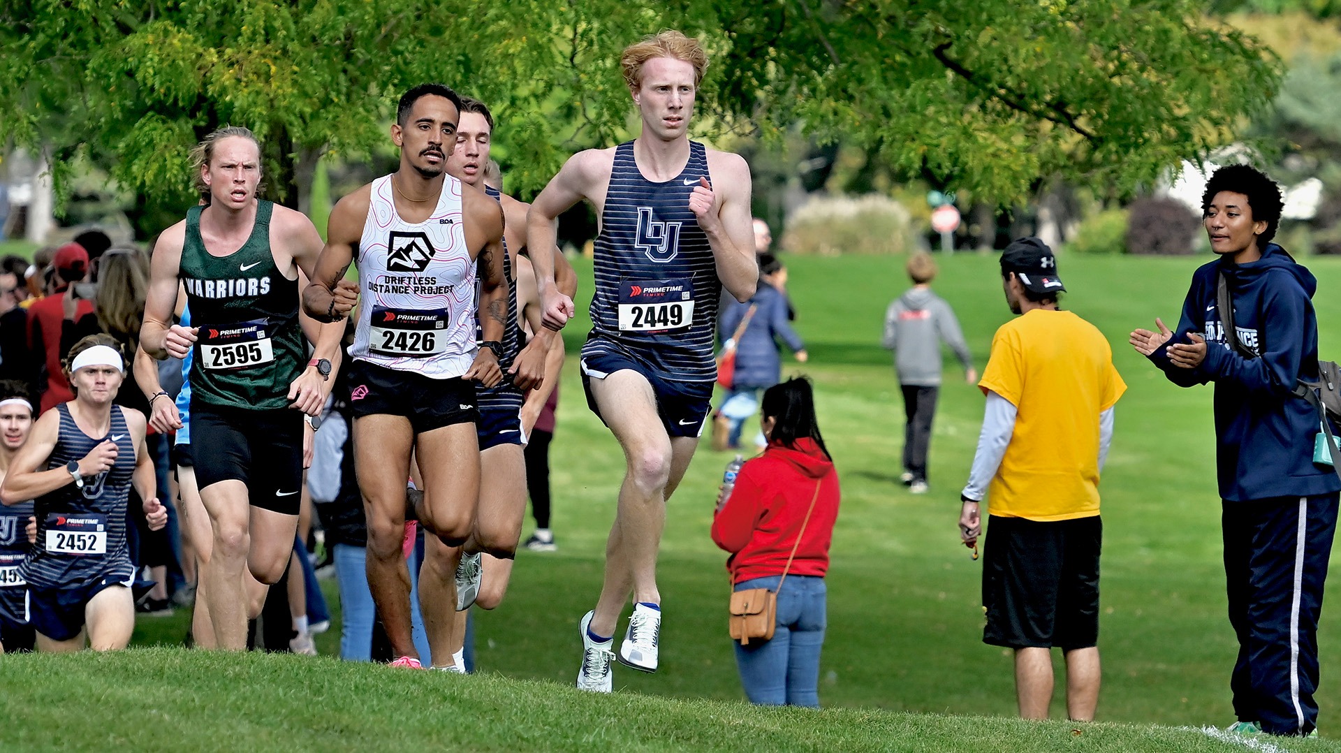 Lawrence men's cross country action Ryan Cassiday