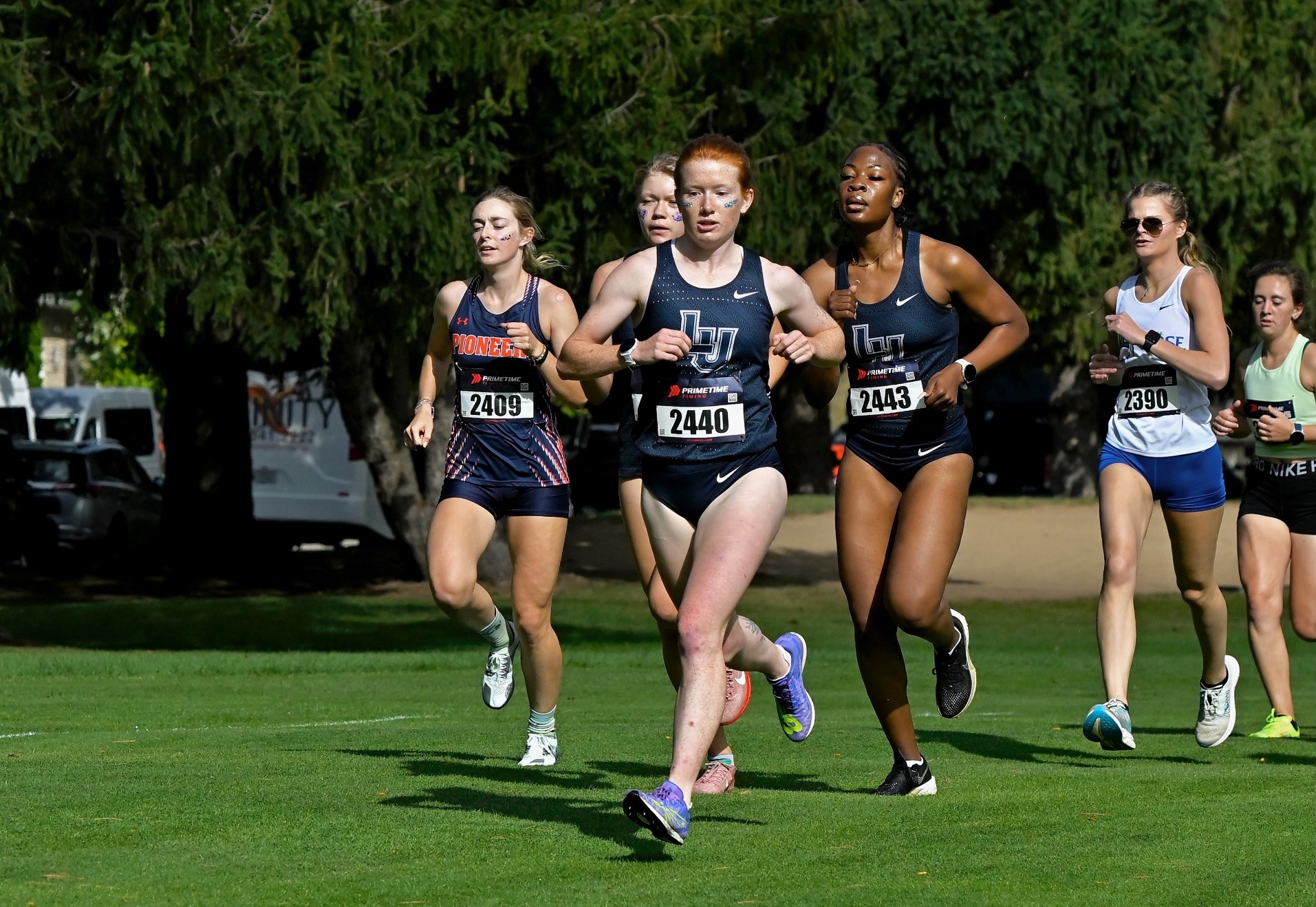 lawrence womens xc action shot of Lillian Courtnage- Dyke 