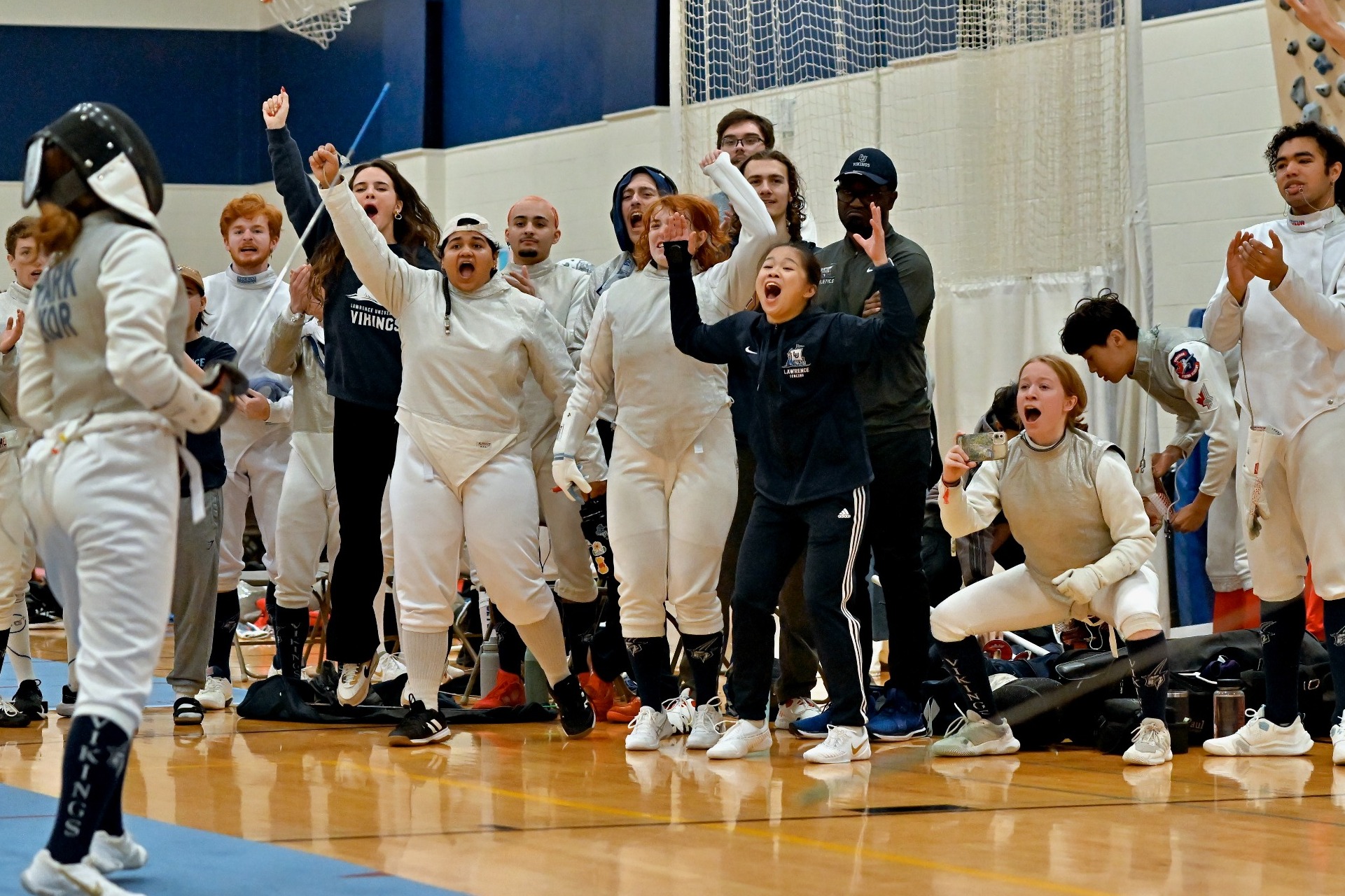 team shot of fencing 