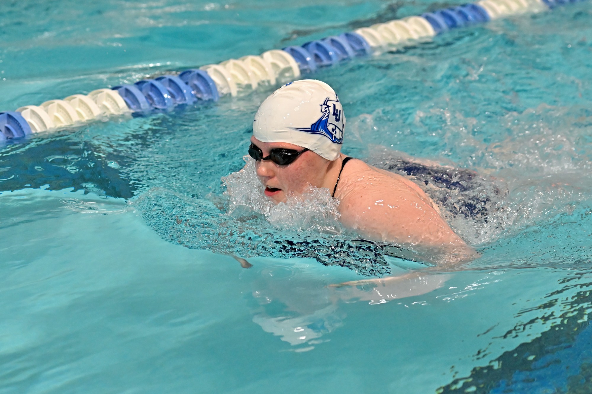 lawrence womens swim and dive action shot 