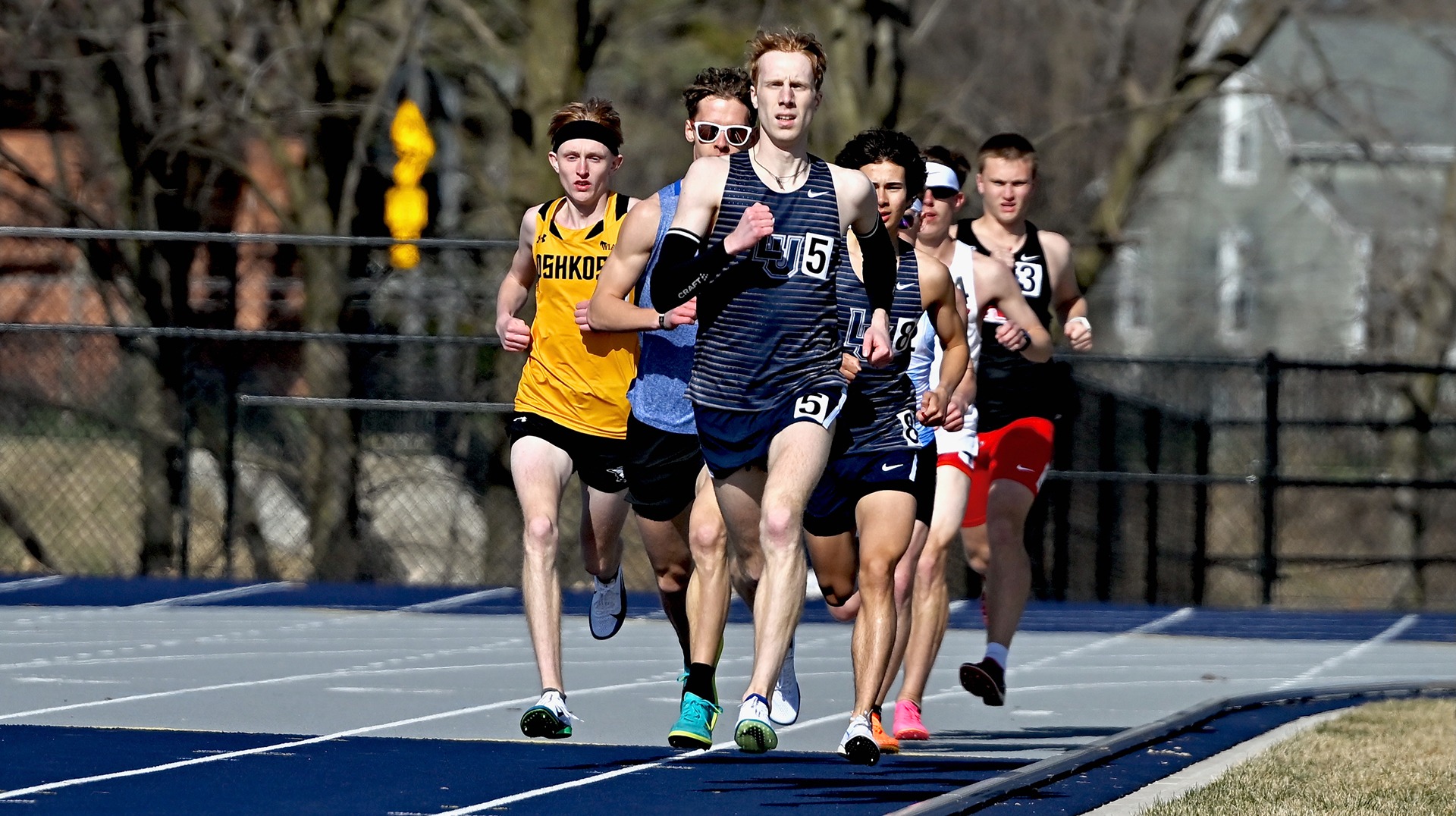 Lawrence men's track action Ryan Cassiday