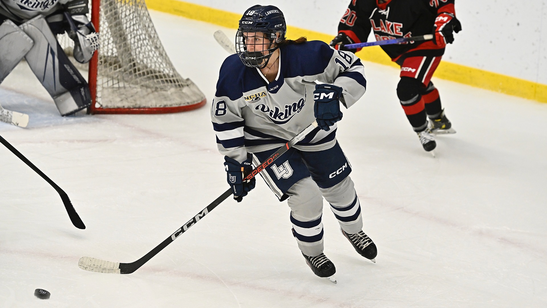 Lawrence hockey player Valeria Ansoleaga