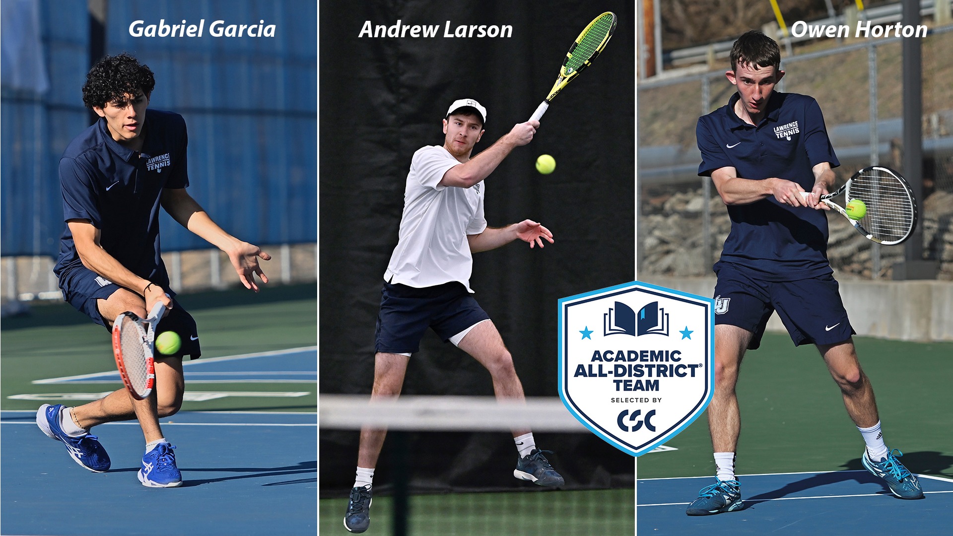 2025 CSC Academic all-district men's tennis players