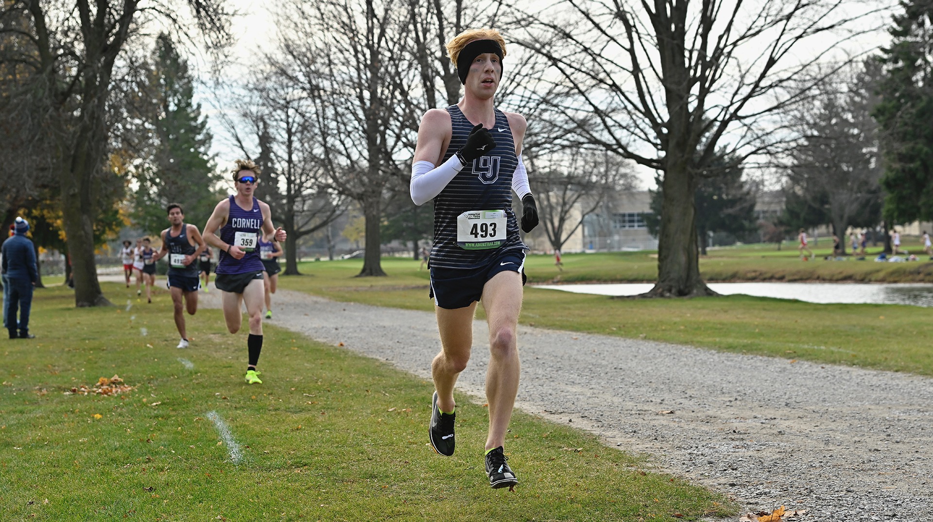 Lawrence men's cross country action Ryan Cassiday