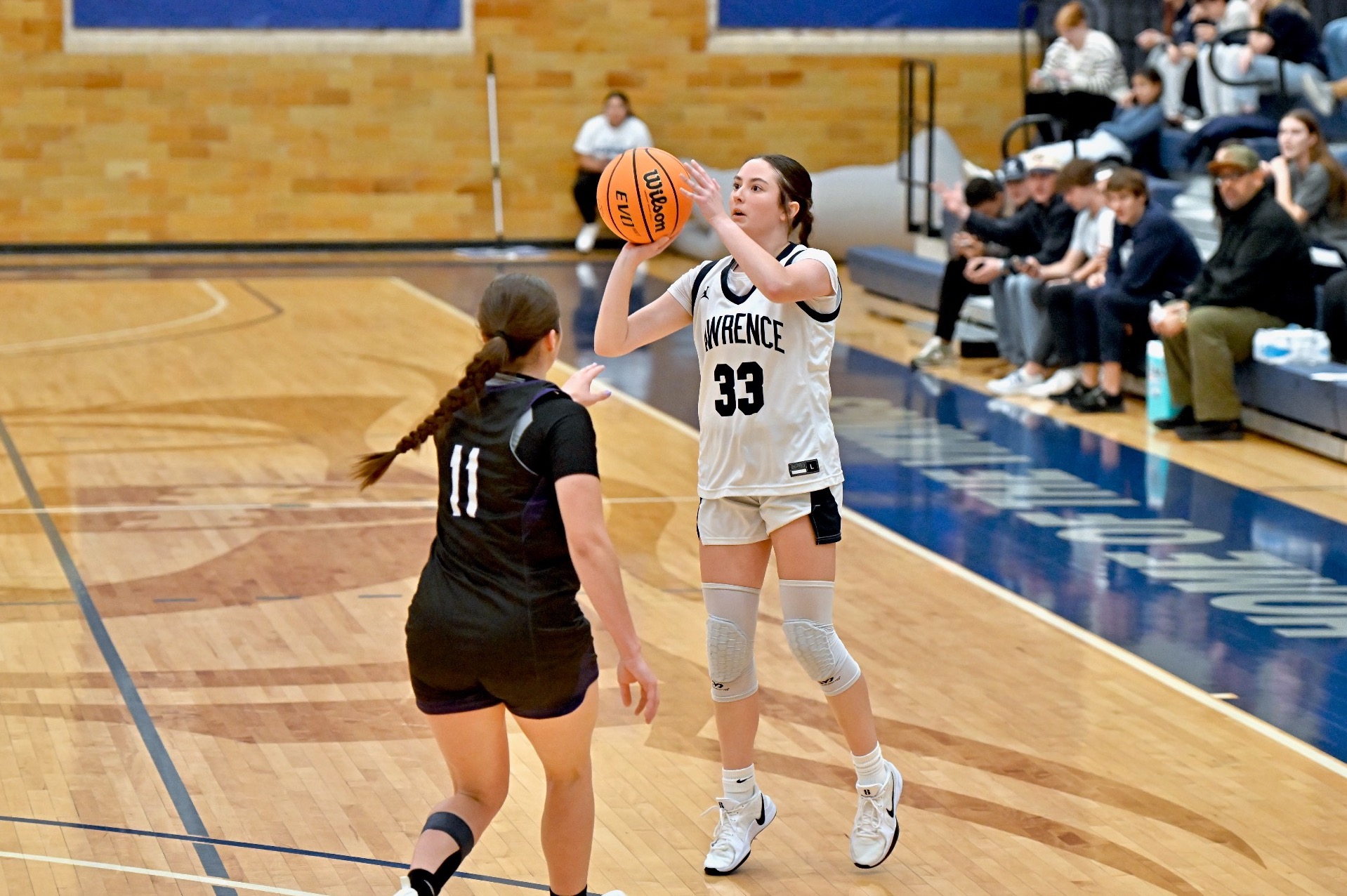 action shot of Kylie Loomis from WBB