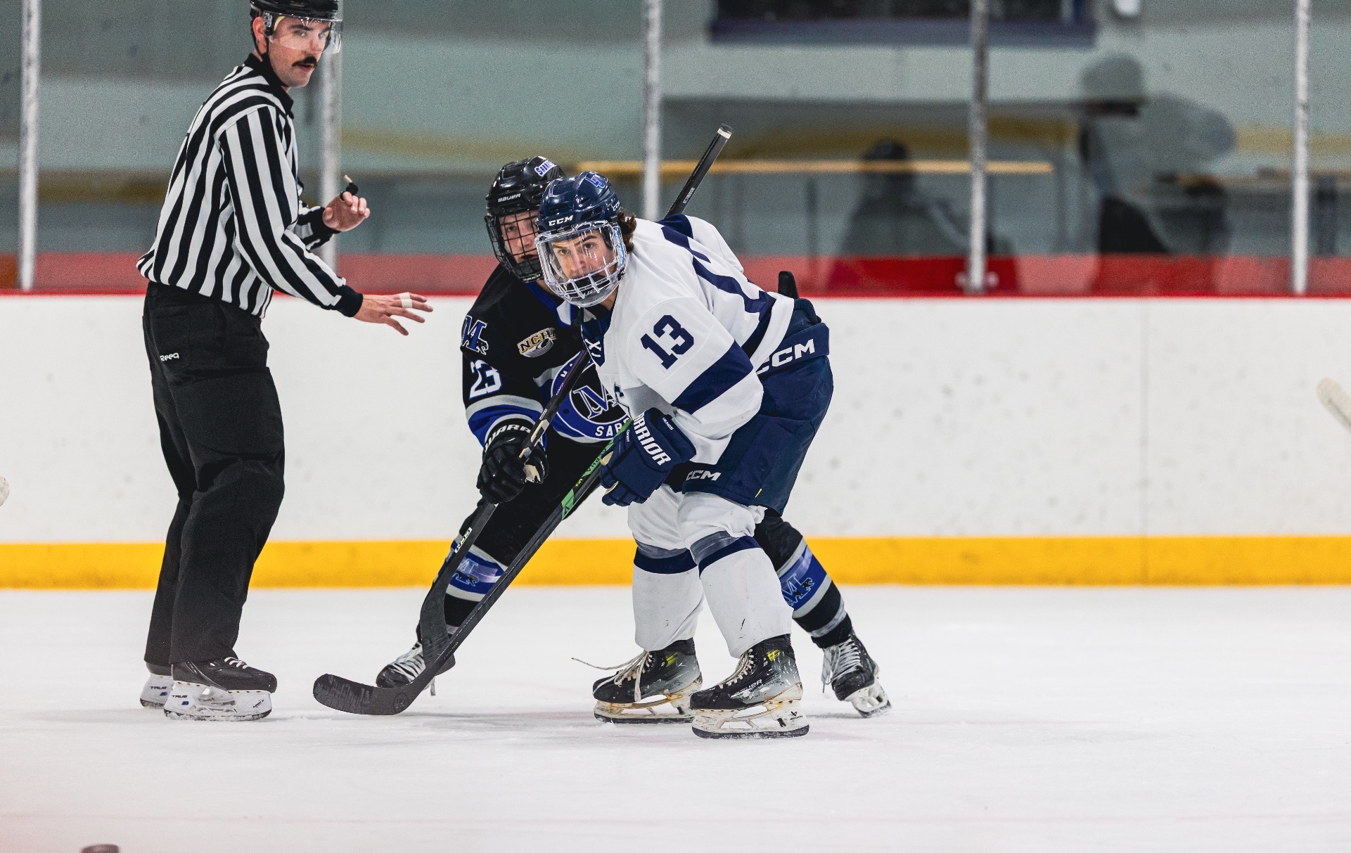 mens hockey action shot of pj noonan 