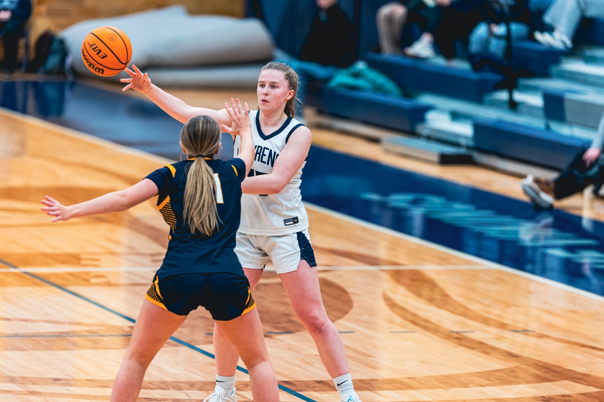 action shot of Kate Adams 