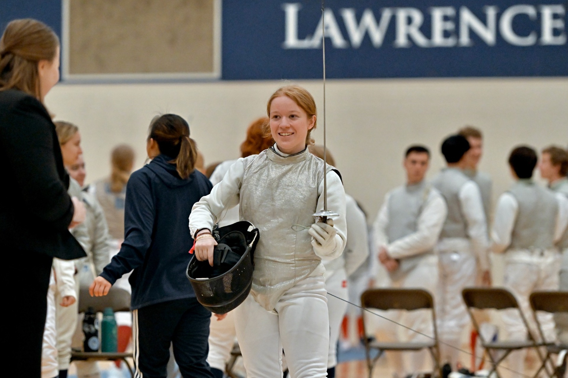 womens fencing action shots 