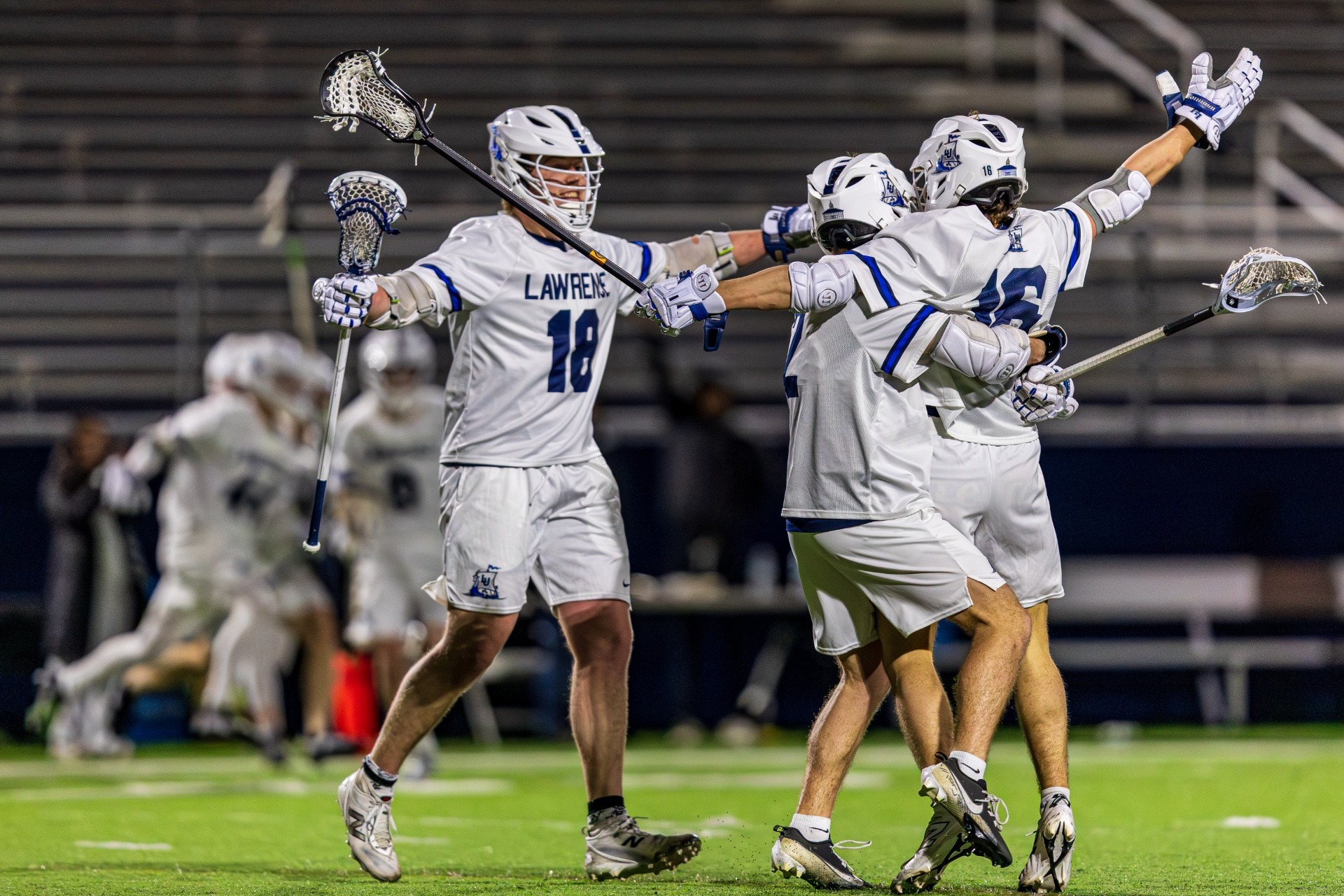 mens lacrosse action shot 