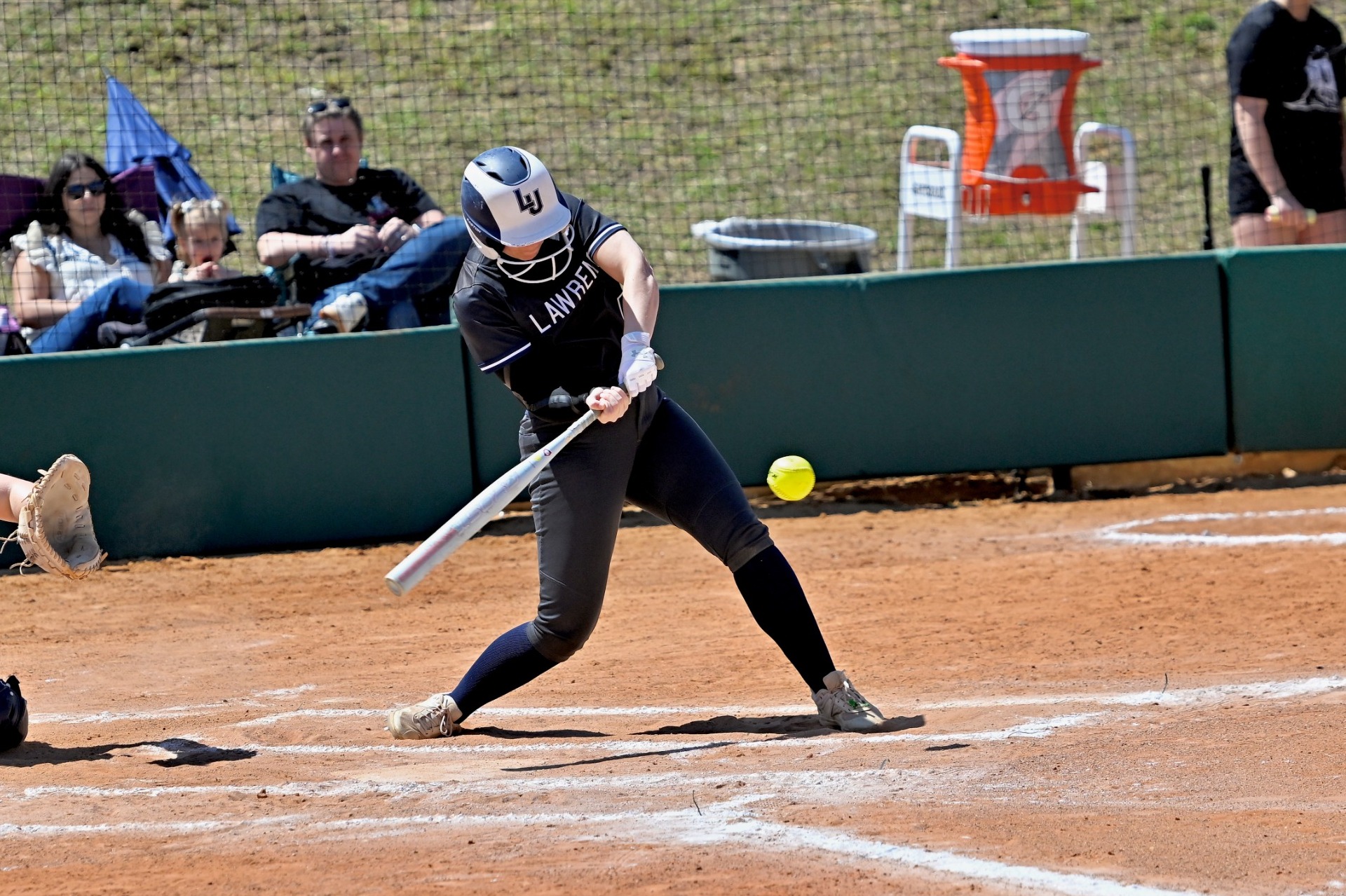 softball action shot 