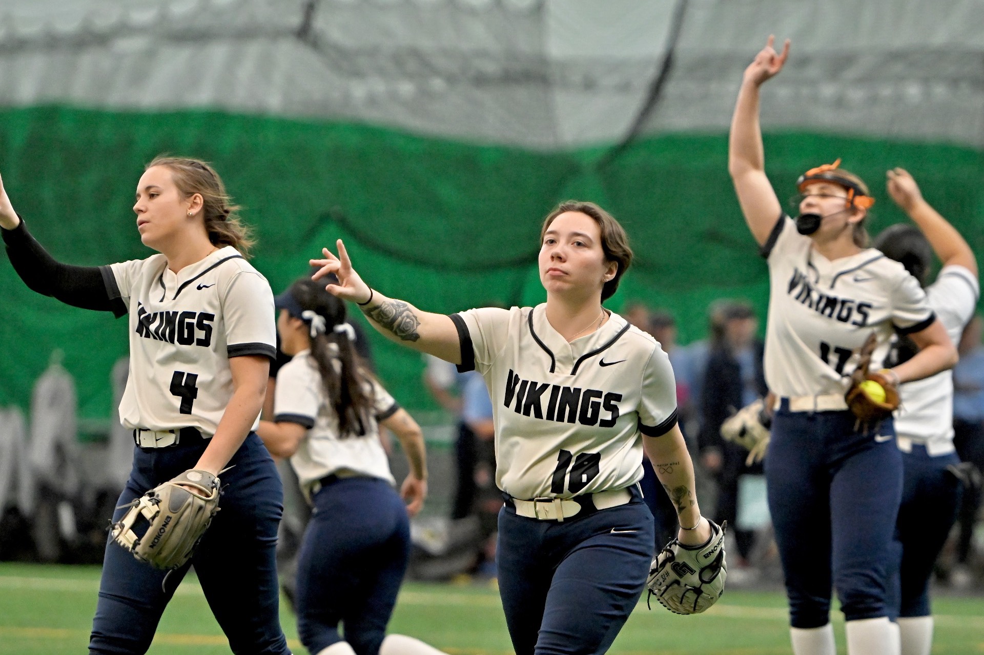 softball action shots 