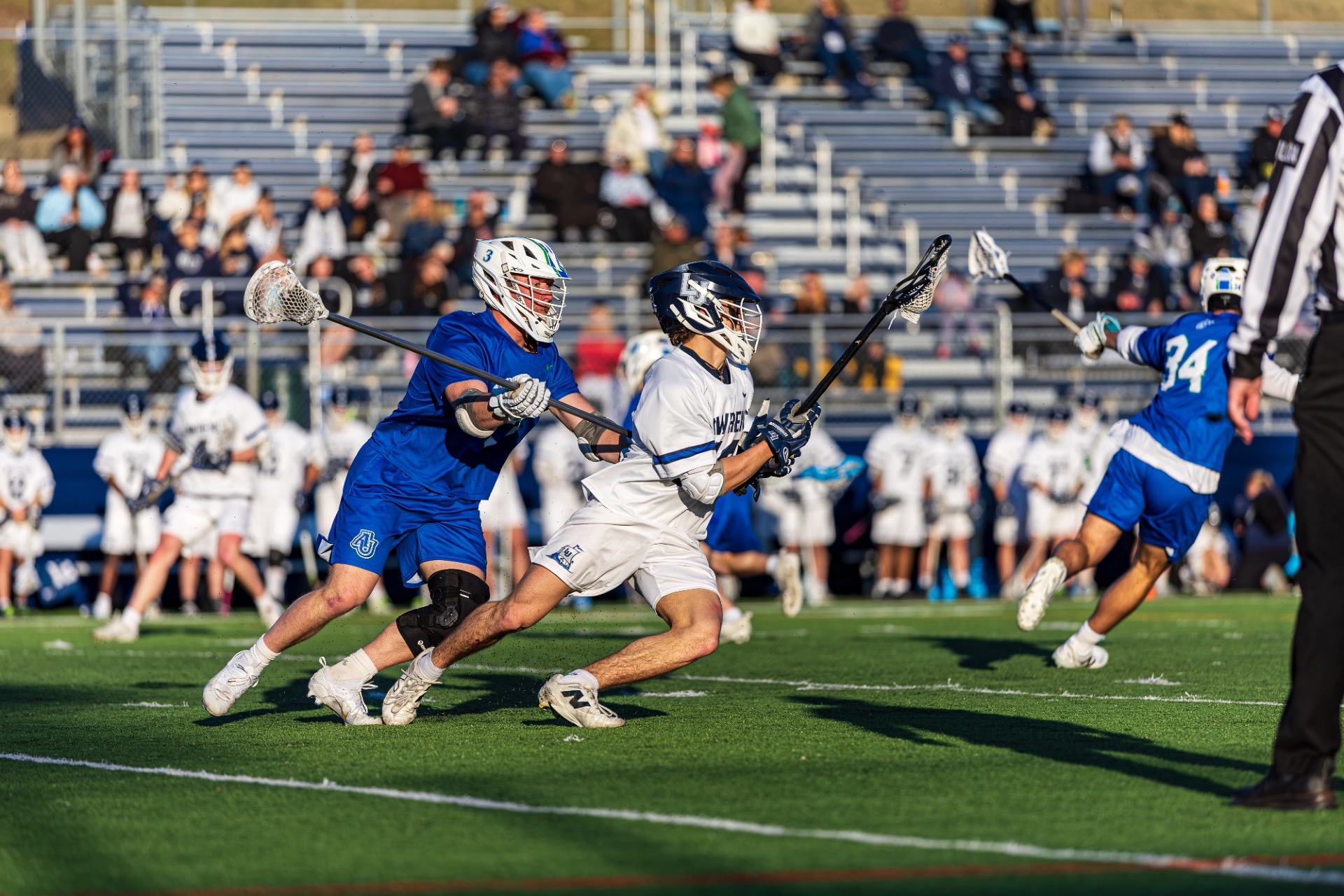 mens lacrosse action shot 