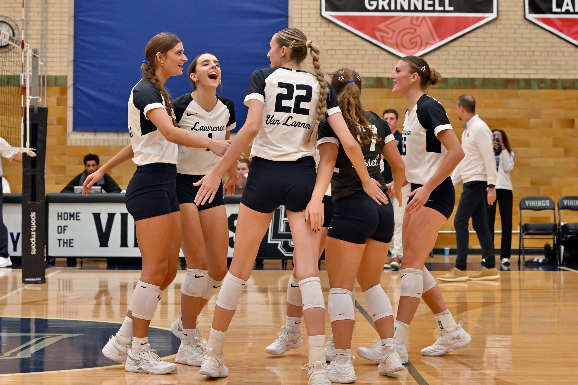 Volleyball action shot 