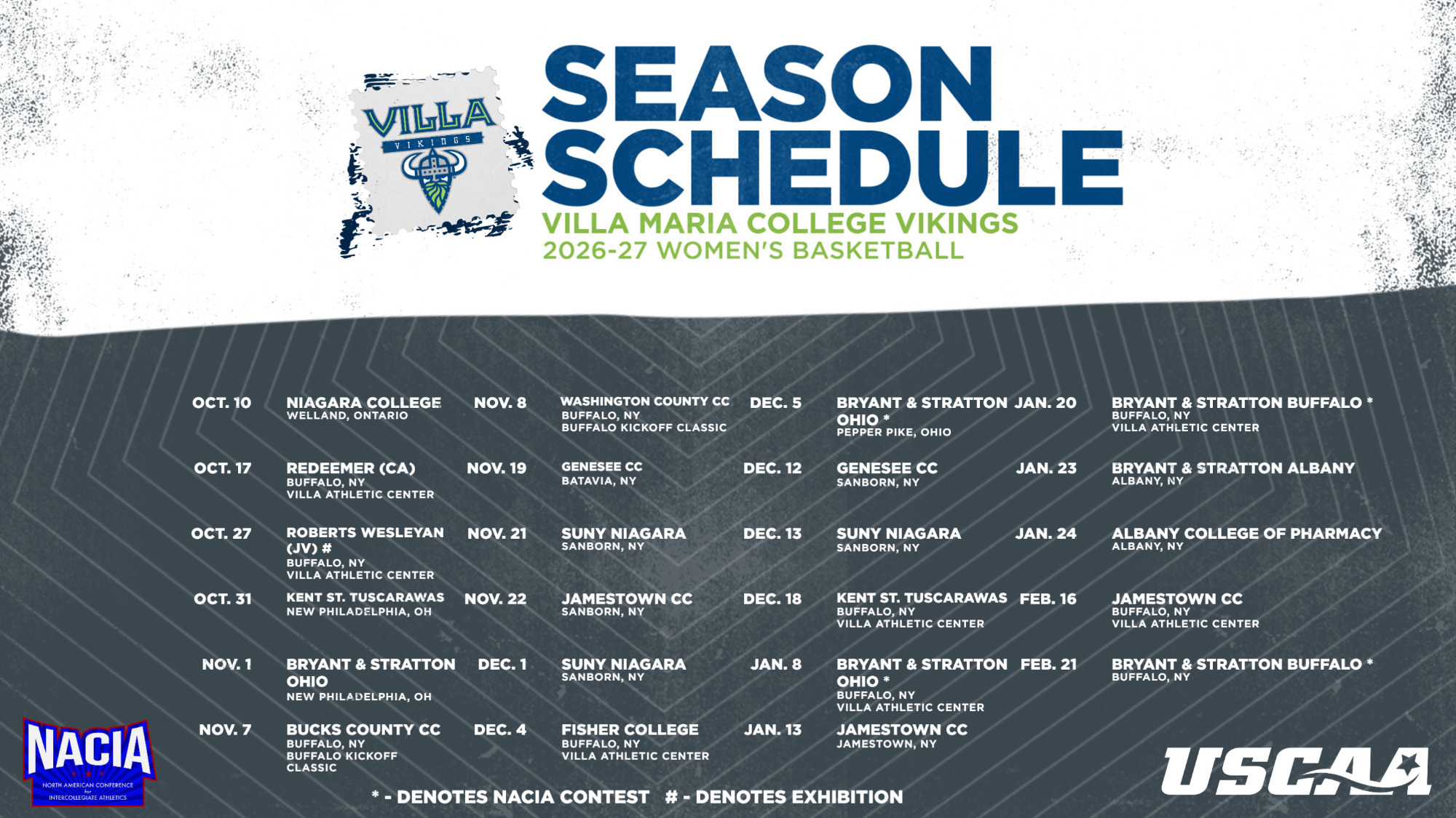 WBB 2026-27 Schedule