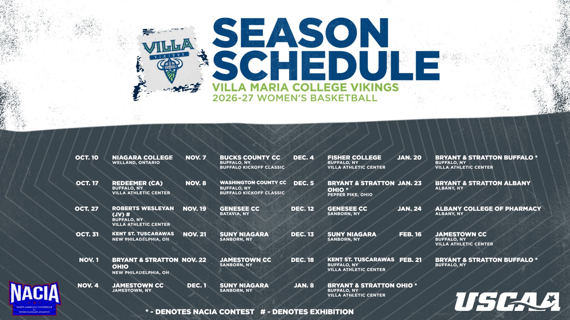 WBB Schedule
