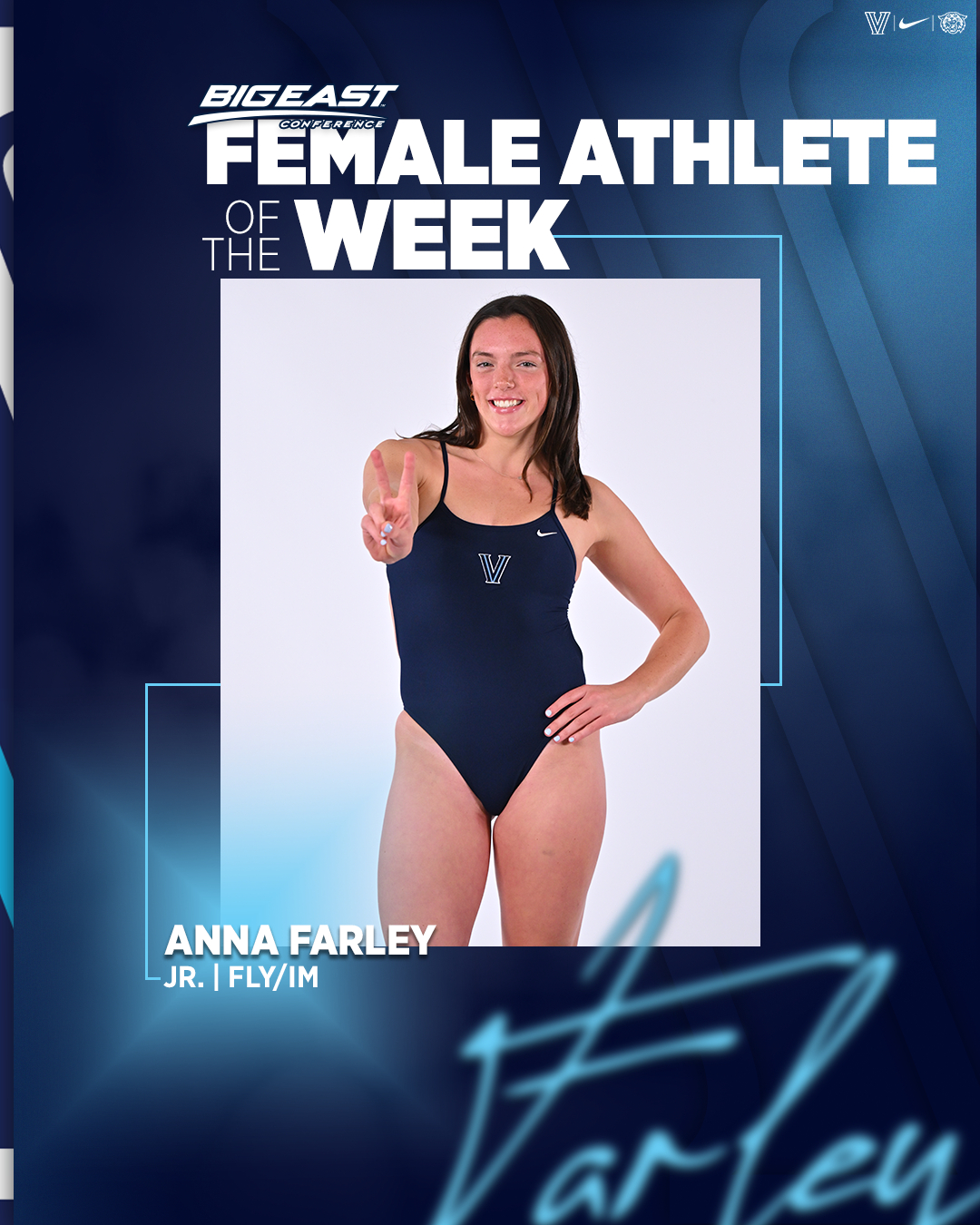 Anna Farley BIG EAST Award
