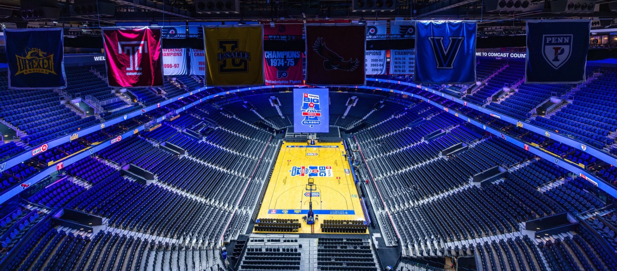 Complete 2025 26 Men S Basketball Slate Is Now Set Villanova University 9.23.25 Big 5 2024 Arena