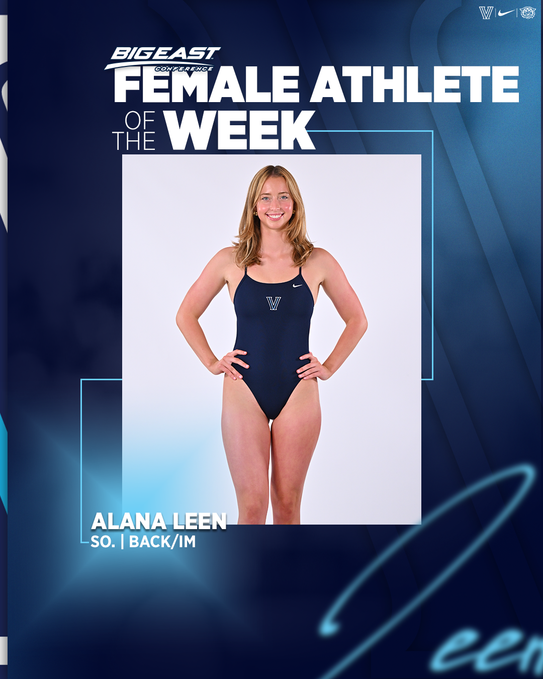 Alana Leen BIG EAST Honors