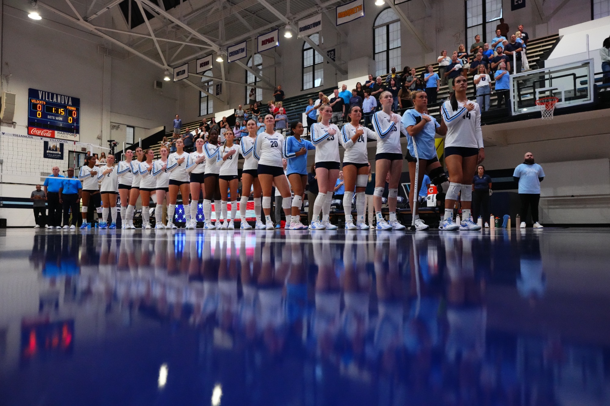 Volleyball National Anthem vs. Providence 10.2