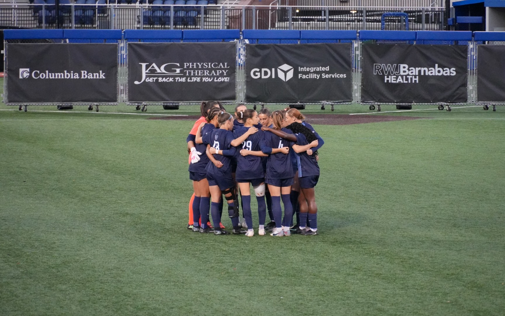 Villanova Women's Soccer Huddle