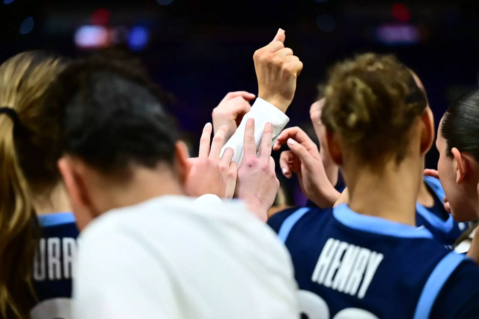 Villanova Women's Basketball Huddle