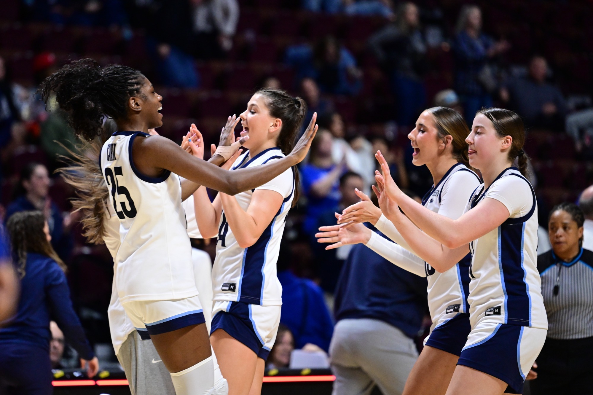 Women's Basketball BIG EAST Semifinal Celebration
